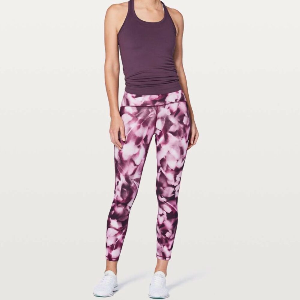 Lululemon Train Times 7/8 Pant 25" Inseam Training Pink Leggings Women's Size 6